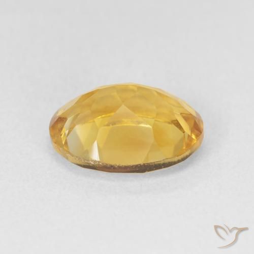 Citrino Dorato naturale da 3.18 ct, Ovale, VVS-VS