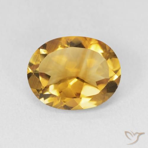 3.11ct Naturale Arancio dorato Citrino, Ovale, VVS-VS