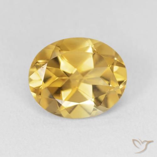 3.25ct Naturale Oro profondo Citrino, Ovale, VVS-VS