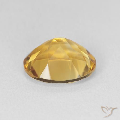 Citrino Oro profondo naturale da 3.25 ct, Ovale, VVS-VS