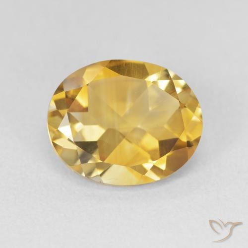 3.38ct Naturale Oro profondo Citrino, Ovale, VVS-VS