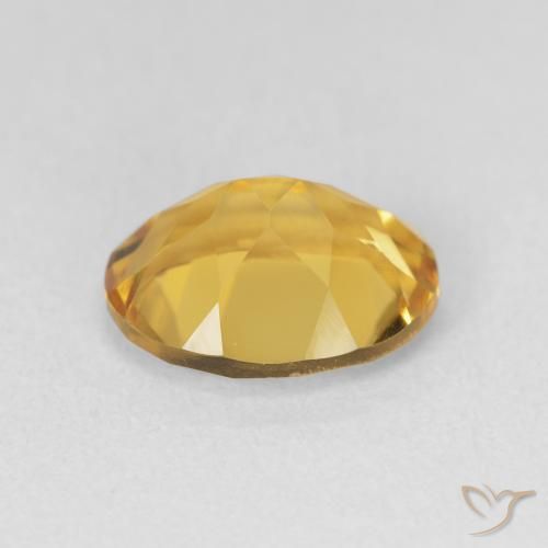 Citrino Dorato naturale da 3.11 ct, Ovale, VVS-VS