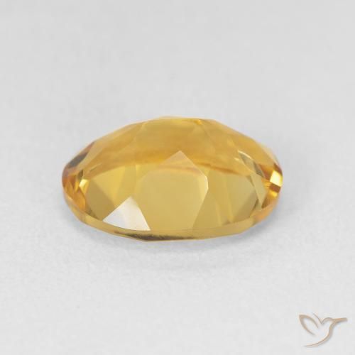 Citrino Medium Light-Golden naturale da 3.23 ct, Ovale, VVS-VS