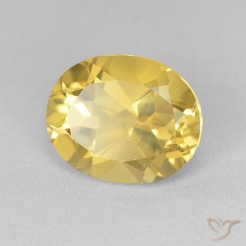 Citrino Arancio dorato naturale da 3.26 ct, Ovale, VVS-VS
