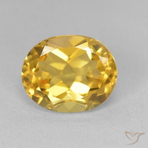 3.54ct Naturale Dorato Citrino, Ovale, VVS-VS