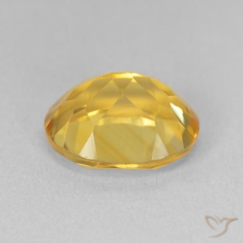 Citrino Dorato naturale da 3.54 ct, Ovale, VVS-VS