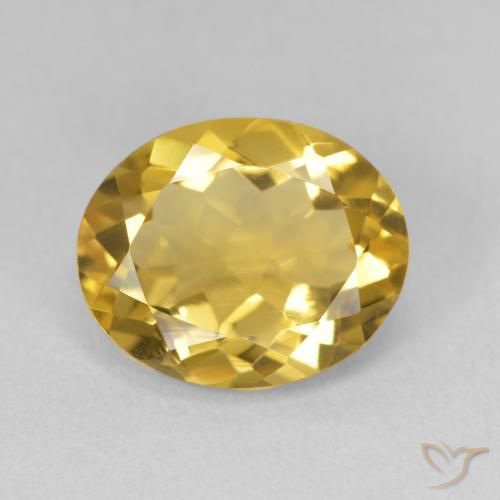 3.31ct Naturale Dorato Citrino, Ovale, VVS-VS