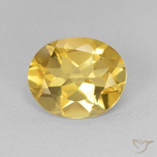 2.94ct Naturale Arancio dorato Citrino, Ovale, VVS-VS
