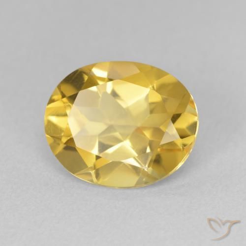 Citrino Arancio dorato naturale da 2.94 ct, Ovale, VVS-VS