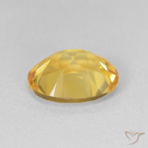 Citrino Arancio dorato naturale da 2.94 ct, Ovale, VVS-VS