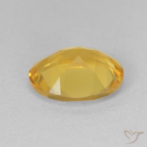 Citrino Dorato medio naturale da 3.02 ct, Ovale, VVS-VS