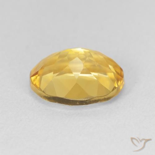 Citrino Oro profondo naturale da 3.30 ct, Ovale, VVS