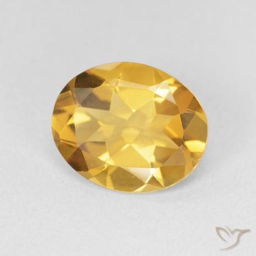 Citrino Dorato naturale da 2.58 ct, Ovale, VVS