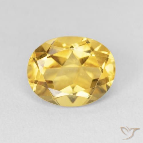 3.28ct Naturale Oro profondo Citrino, Ovale, VVS