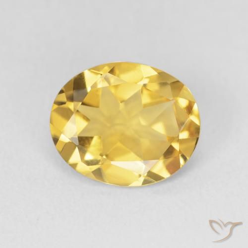2.63ct Naturale Dorato Citrino, Ovale, VVS
