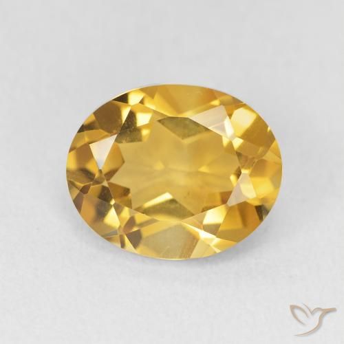 3.36ct Naturale Dorato Citrino, Ovale, VVS