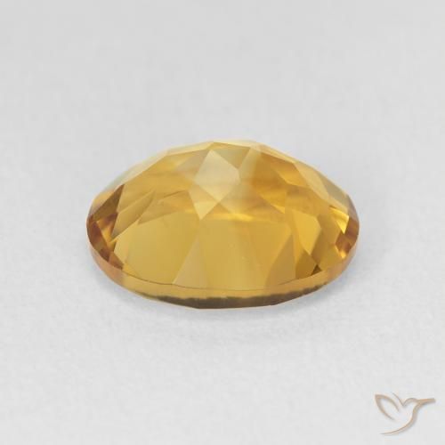 Citrino Dorato naturale da 3.36 ct, Ovale, VVS