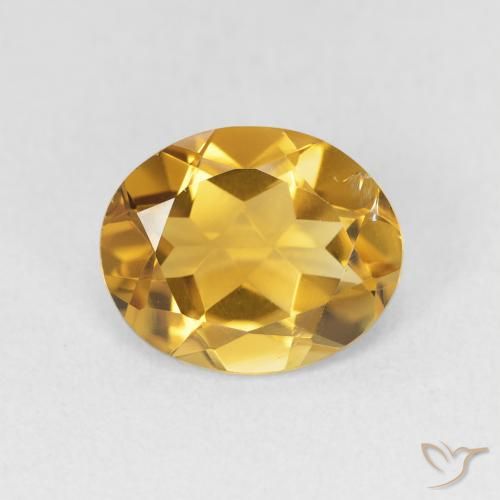2.79ct Naturale Dorato Citrino, Ovale, VVS