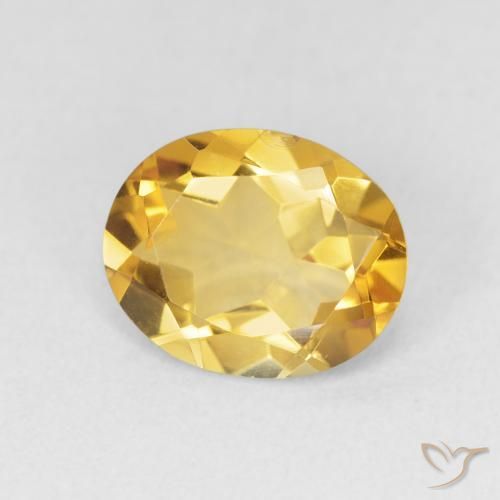 Citrino Dorato naturale da 2.63 ct, Ovale, VVS