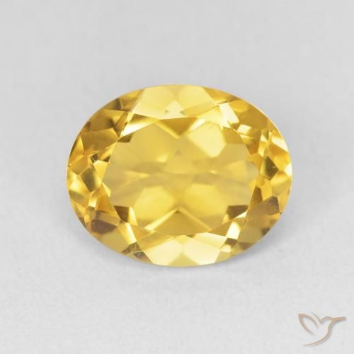 3.52ct Naturale Dorato Citrino, Ovale, VVS