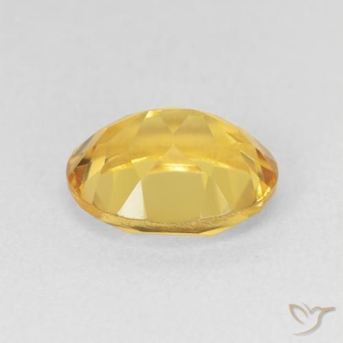 Citrino Dorato naturale da 3.52 ct, Ovale, VVS