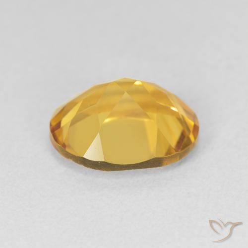 Citrino Dorato naturale da 3.14 ct, Ovale, VVS