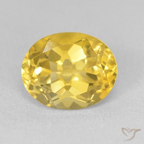 3.59ct Naturale Oro medio Citrino, Ovale, VVS-VS