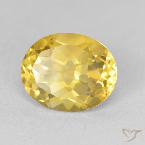 Citrino Oro medio naturale da 3.59 ct, Ovale, VVS-VS