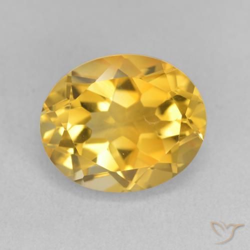 3.72ct Naturale Oro medio Citrino, Ovale, VVS-VS
