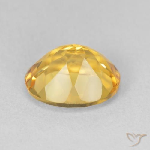 Citrino Arancio dorato naturale da 3.34 ct, Ovale, VVS-VS