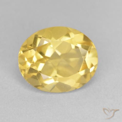 3.35ct Naturale Arancio dorato Citrino, Ovale, VVS-VS