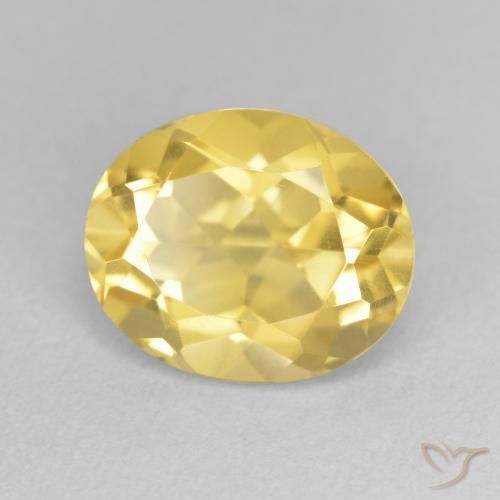 Citrino Arancio dorato naturale da 3.35 ct, Ovale, VVS-VS