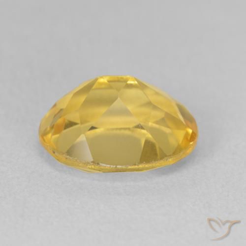 Citrino Arancio dorato naturale da 3.35 ct, Ovale, VVS-VS