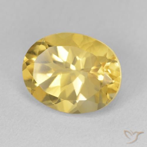 Citrino Arancio dorato naturale da 3.82 ct, Ovale, VVS-VS