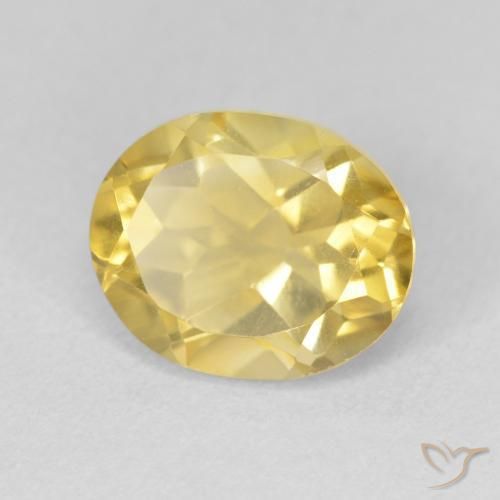 Citrino Arancio dorato naturale da 3.40 ct, Ovale, VVS-VS