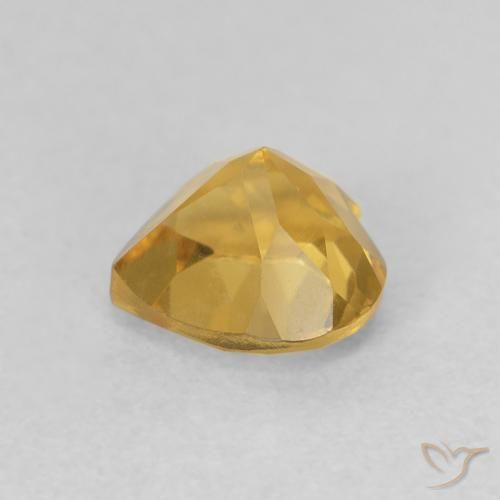 Citrino Oro naturale da 0.78 ct, Cuore, VVS-VS