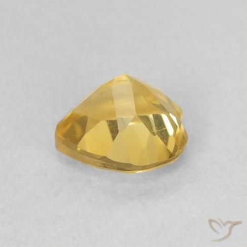 Citrino Dorato naturale da 0.71 ct, Cuore, VVS