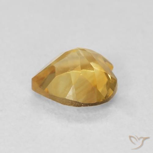 Citrino Oro naturale da 0.72 ct, Cuore, VVS