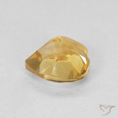 Citrino Oro naturale da 0.78 ct, Cuore, VVS