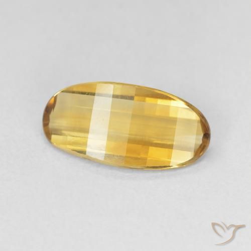 Citrino Arancio dorato naturale da 2.28 ct, Ovale, VVS