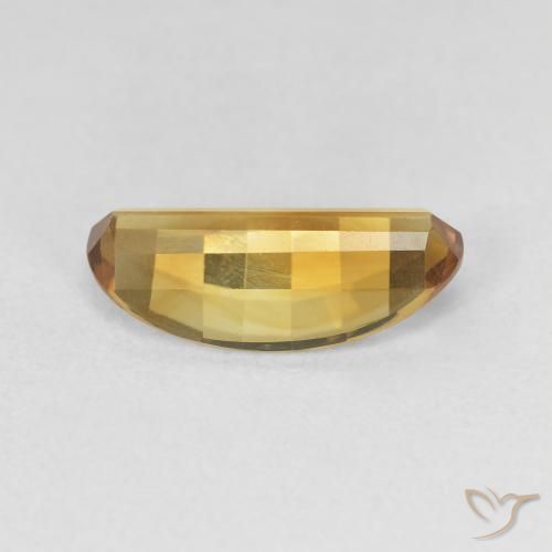 Citrino Arancio dorato naturale da 2.28 ct, Ovale, VVS