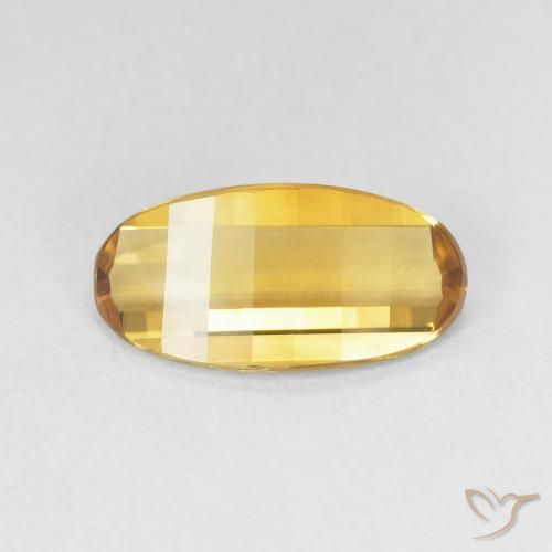 2.18ct Naturale Arancio dorato Citrino, Ovale, VVS
