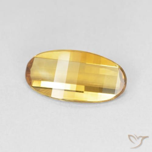 Citrino Arancio dorato naturale da 2.18 ct, Ovale, VVS