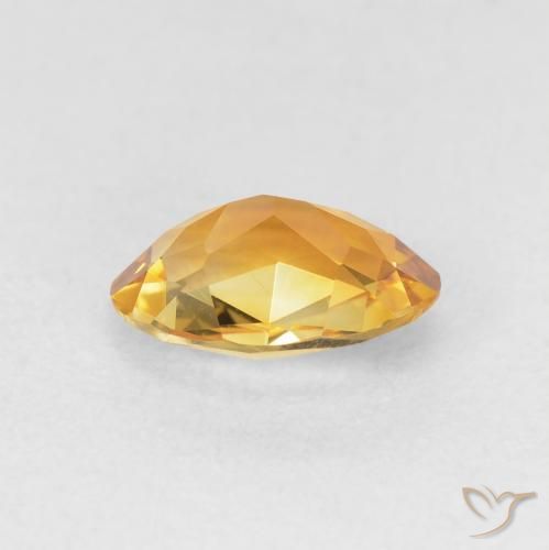Citrino Medium Light-Golden naturale da 1.38 ct, Ovale, VVS