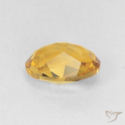 Citrino Dorato naturale da 1.76 ct, Ovale, VVS