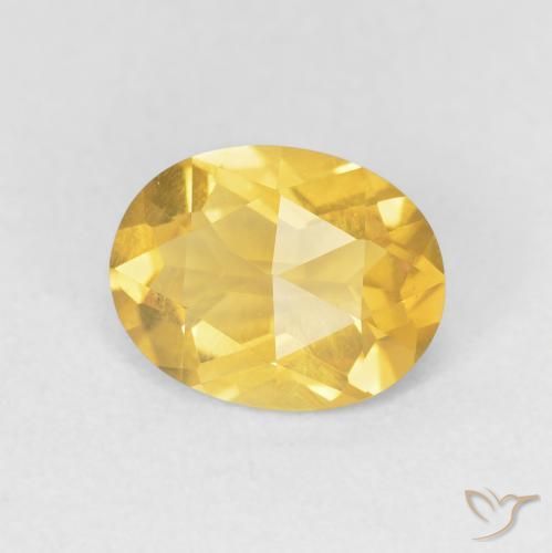 Citrino Dorato medio naturale da 1.65 ct, Ovale, VVS