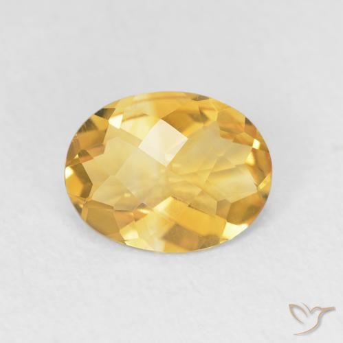 1.47ct Naturale Oro brillante Citrino, Ovale, VVS