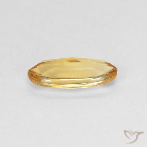Citrino Medium Light Orange-Gold naturale da 0.87 ct, Ovale, Trasparente