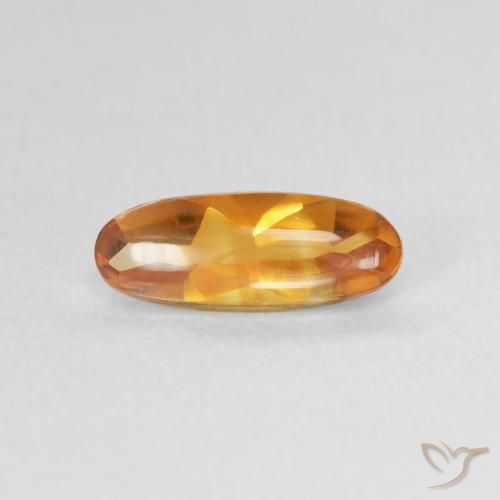 0.91ct Naturale Oro Citrino, Ovale, Trasparente