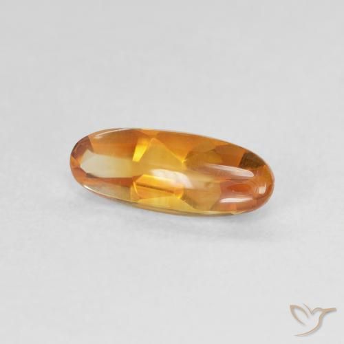 Citrino Oro naturale da 0.91 ct, Ovale, Trasparente